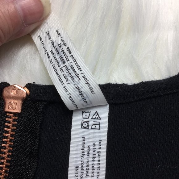 Bethany Mota Laser Cut Black Crop Top, XL - Picture 3 of 5